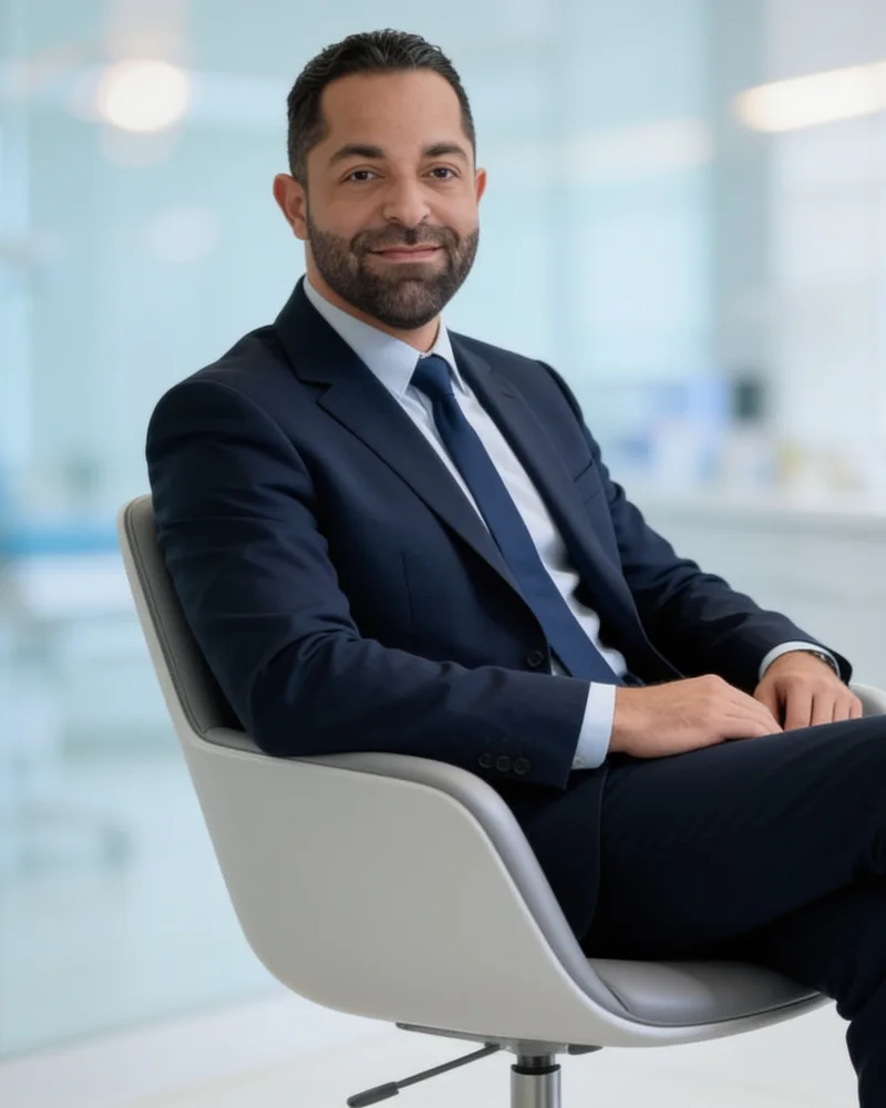 Dr. Ulisses Sobrinho em consultório